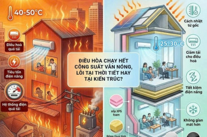 Điều Hòa Chạy Hết Công Suất Vẫn Nóng, Điện Quá Tải Sập Nguồn: Vấn Đề Nằm Ở Thời Tiết Hay Khả Năng Cách Nhiệt Của Công Trình?