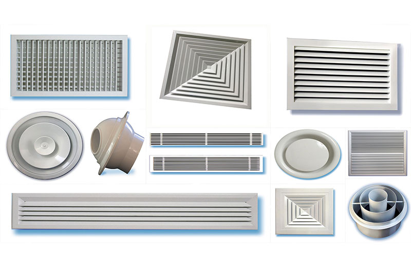 Cửa thông gió nan bầu dục 2 lớp DDG 1