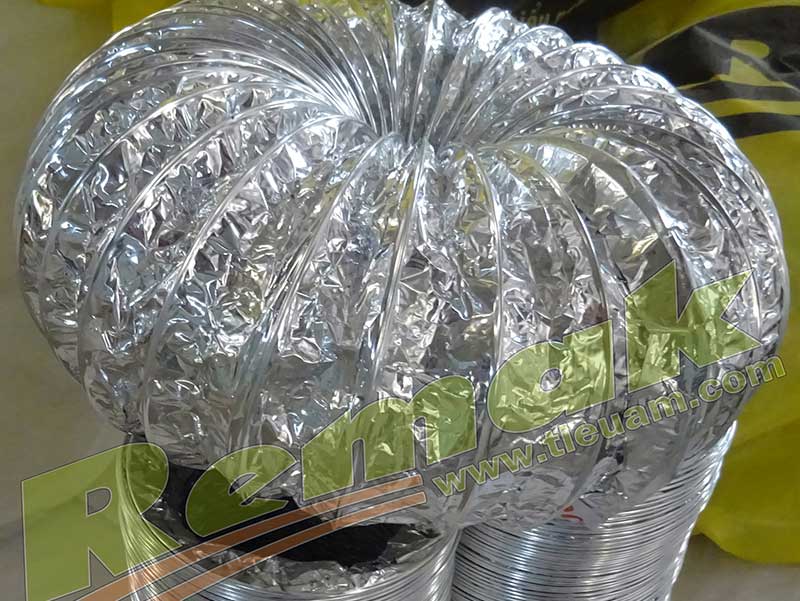 Ống gió mềm không bảo ôn 1 lớp 1