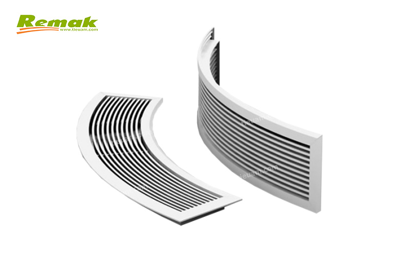 Cửa thông gió điều hòa dạng cong 0