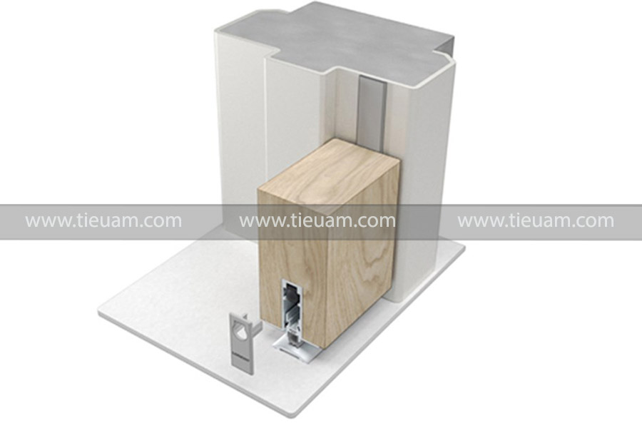 Chân cửa tự co cách âm Heavy Duty ADB910-B04 2