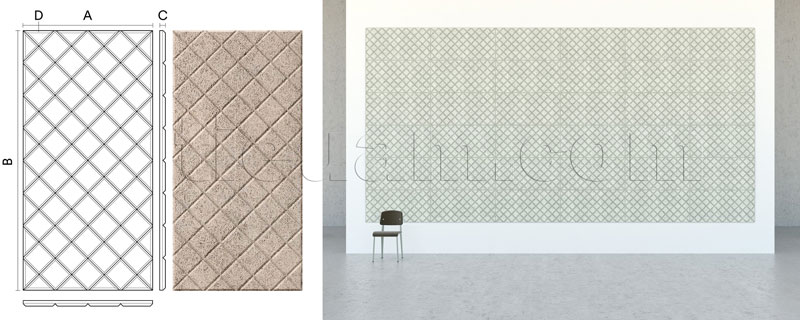 Len gỗ tiêu âm Remak® Acoustic WoodWool Arts 4