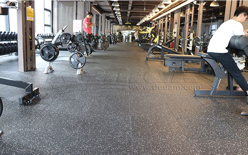 Gạch cao su phòng GYM cách âm, giảm chấn sàn 7