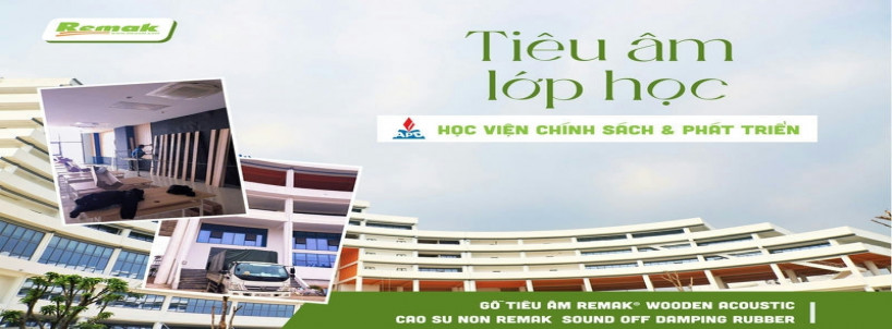 2 tòa nhà phòng học, Học viện Chính sách & Phát triển