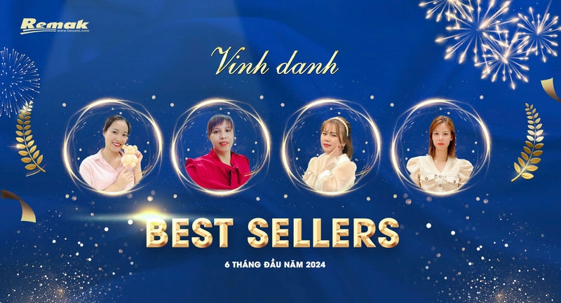 Remak Vinh Danh Best Seller Quý 1+2/2024